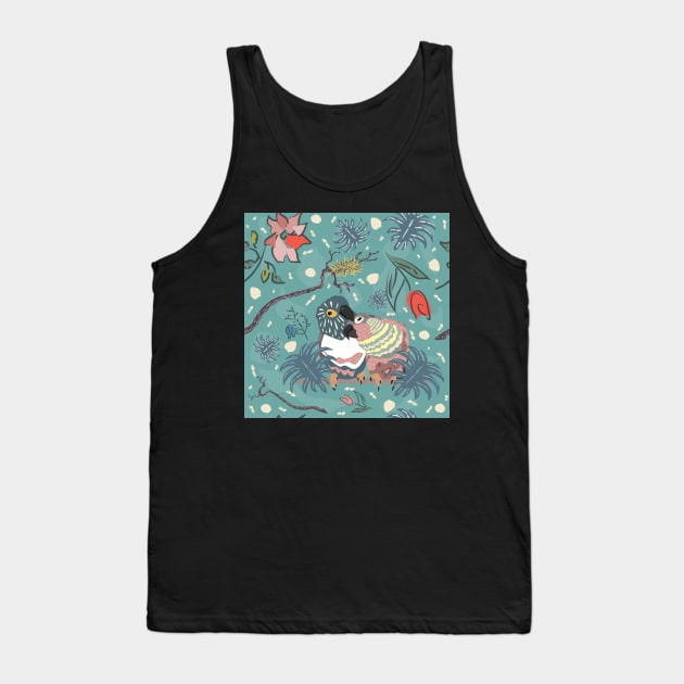 Parrots Tank Top by Creative Meadows